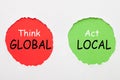 Think Global Act Local