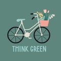 Think green. Eco life concept Royalty Free Stock Photo