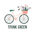 Think green. Eco life concept Royalty Free Stock Photo