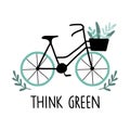 Think green. Eco life concept Royalty Free Stock Photo