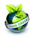 Think green icon