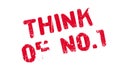 Think Of No.1 rubber stamp Royalty Free Stock Photo