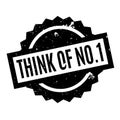 Think Of No.1 rubber stamp Royalty Free Stock Photo