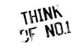 Think Of No.1 rubber stamp