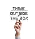 Think outside box Royalty Free Stock Photo