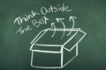 Think Outside The Box Royalty Free Stock Photo