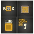 Think outside the box set poster