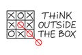 Think Outside The Box Tic Tac Toe