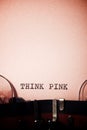 Think pink phrase