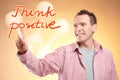 Think positive Royalty Free Stock Photo