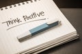 Think positive Royalty Free Stock Photo