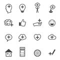 Think positive icons