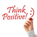Think positive Royalty Free Stock Photo