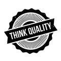 Think Quality rubber stamp