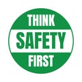 Think safety first symbol icon