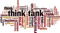 Think tank word cloud