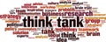 Think tank word cloud