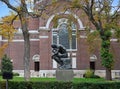 `The Thinker` in front of the Philosophy Building of Columbia University