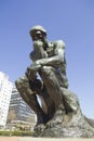 The Thinker by Rodin, Buenos Aires, Argentina. Royalty Free Stock Photo