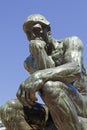 The Thinker by Rodin, Buenos Aires, Argentina. Royalty Free Stock Photo