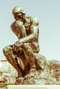 The Thinker by Rodin. BUENOS AIRES, ARGENTINA Royalty Free Stock Photo