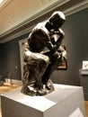 The Thinker statue in Metropolitan Museum of Art