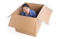 Thinking out of box Royalty Free Stock Photo