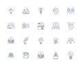 Thinking people outline icons collection. Thinking, People, Intellectuals, Brainy, Analytical, Logical, Inquisitive