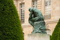 The thinking in Rodin museum in Paris