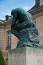 The thinking in Rodin museum in Paris