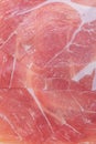 Thinly sliced ham meat macro photo as background Royalty Free Stock Photo