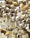 Thira houses, Santorini Royalty Free Stock Photo