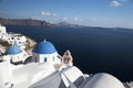 Thira Santorini from Oia Royalty Free Stock Photo