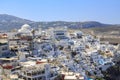 Thira town cityscape during daytime in Santorini, Greece Royalty Free Stock Photo