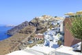 Thira town cityscape during daytime in Santorini, Greece Royalty Free Stock Photo