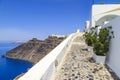 Thira town cityscape during daytime in Santorini, Greece Royalty Free Stock Photo