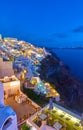 Santorini at night Royalty Free Stock Photo