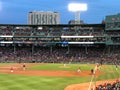 Third Base Line at Fenway Park, Boston, MA Royalty Free Stock Photo