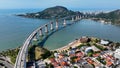 Third bridge landmark of vitoria state of espirito santo Brazil. Royalty Free Stock Photo