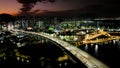 Third bridge landmark of Vitoria state of Espirito Santo Brazil. Royalty Free Stock Photo