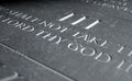 The Third Commandment Royalty Free Stock Photo