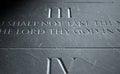 The Third Commandment Royalty Free Stock Photo