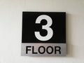 The third floor plate in condominium Royalty Free Stock Photo