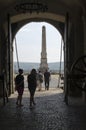 The third gate of Alba Iulia fortress, Romania Royalty Free Stock Photo