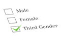 Third gender and survey concept