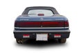 The third generation Chrysler LeBaron convertible 1989. White background Royalty Free Stock Photo