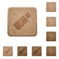 Third generation mobile stick wooden buttons
