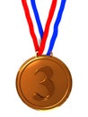 Third place medal