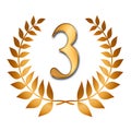 Third place Royalty Free Stock Photo