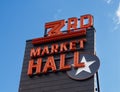 Third Street Market Hall exterior sign in downtown Milwaukee, Wisconsin